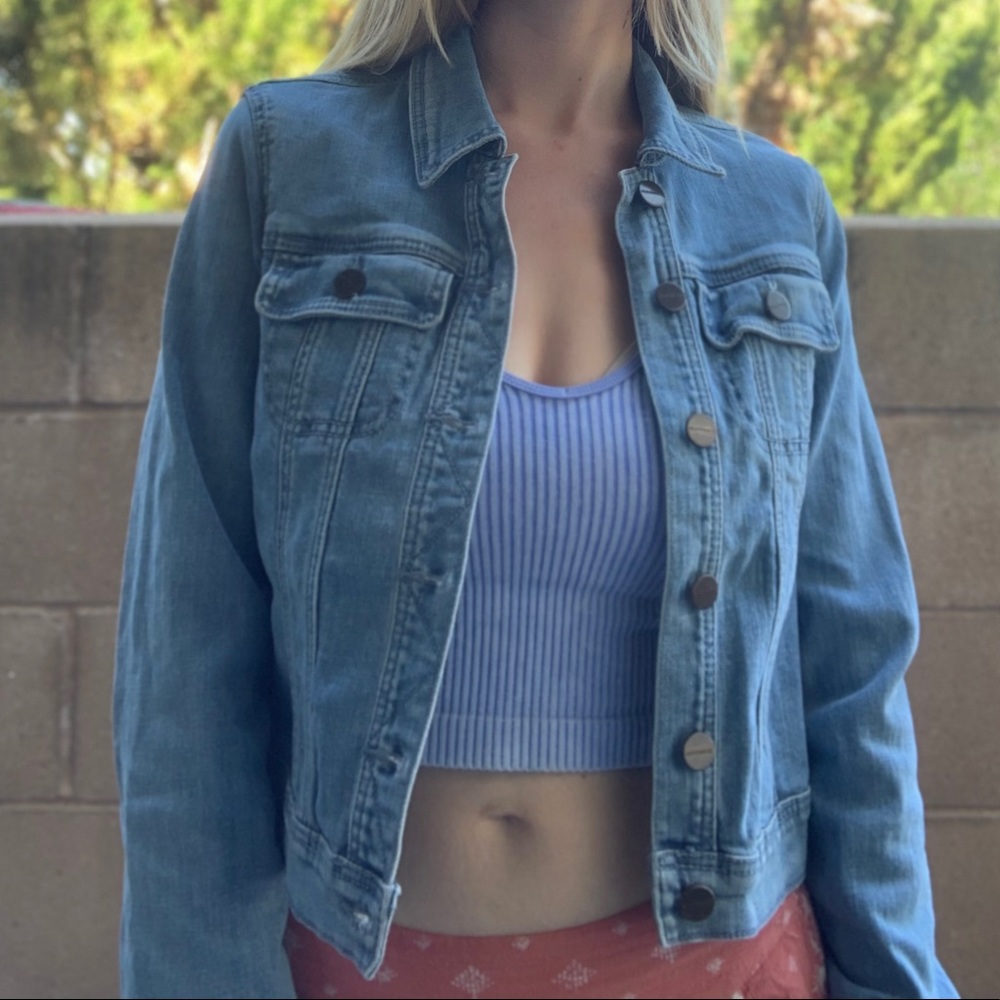 Anthropologie Sanctuary Clothing Jean Jacket Sz L